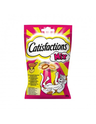 Catisfaction Con manzo e Formaggio gr 60. Snack Per gatti