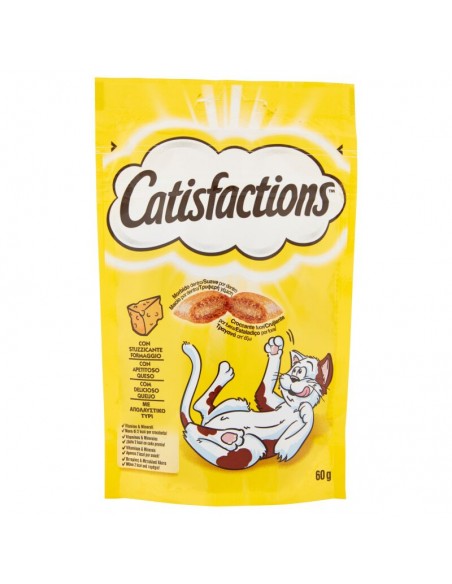 Catisfaction Con Formaggio gr 60. Snack Per Gatti