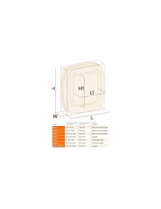 Swing 1 porta marrone . Accessori. 2