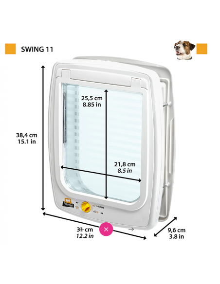 Swing 11 Bianca Ferplast. Accessori