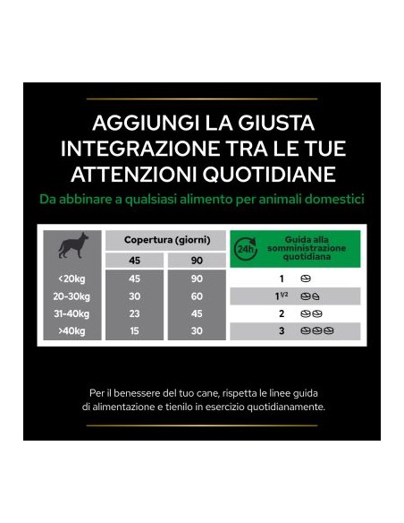 Pro Plan Dog Supplements Natural Defences 45 tavolette