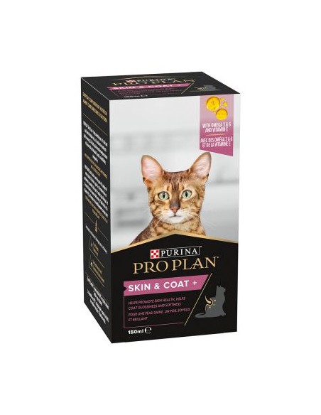 Pro Plan Cat Supplements Skin & Coat ml.150. Vitaminici Per Gatti