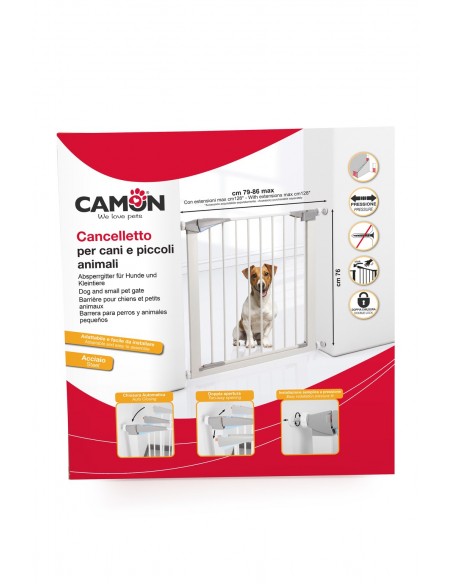 Cancelletto  Camon H 76 CM 79/86 Larghezza .Accessori Per Cani