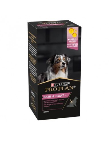 Pro Plan Dog Supplements Skin & Coat ml.250. Vitaminici Per Cani