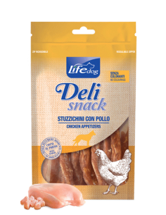 LIFE dog Delisnack Filetto essiccato di Pollo gr.100. Snack Per Cani