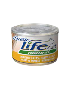Life Cat Le Ricette Filetti di Pollo GR.150 Cibo Umido per Gatti