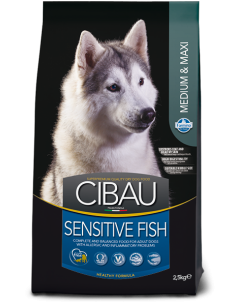 CIBAU SENSITIVE FISH MEDIUM/MAXI KG.12 2