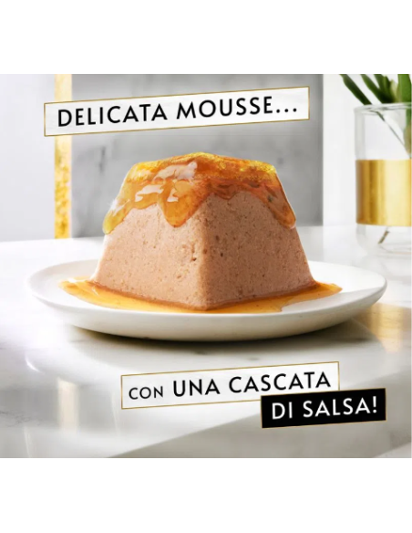 Gourmet Revelation mousse con Manzo 2x gr.57. Cibo Per gatti