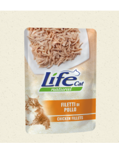 Life Cat Busta Filetti di Pollo Gr.70. Cibo Umido Per Gatti 2