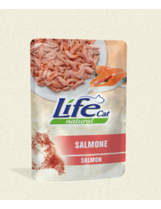 Life Cat Busta Salmone Gr.70. Cibo Umido Per Gatti