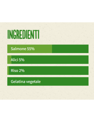 Life Cat Busta Salmone Gr.70. Cibo Umido Per Gatti