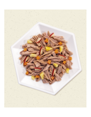 Life Cat Busta Tonno con Frutta Mista Gr.70. Cibo Umido Per Gatti