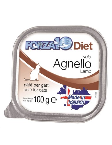 Forza 10 Diet Gatto Solo Agnello gr 100. Diete Per Gatti