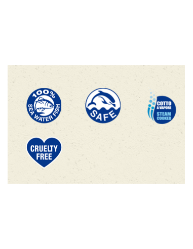 Life Cat Busta Tonno con Pesce Bianco Gr.70. cibo Umido Per Gatti