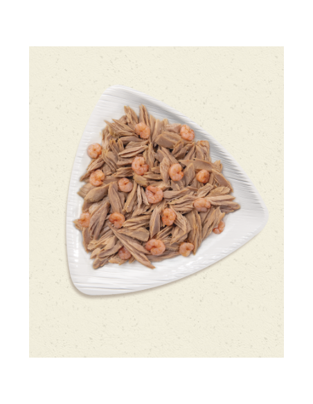 Life Cat Busta Tonno con Gamberetti Gr.70. Cibo Umido Per Gatti