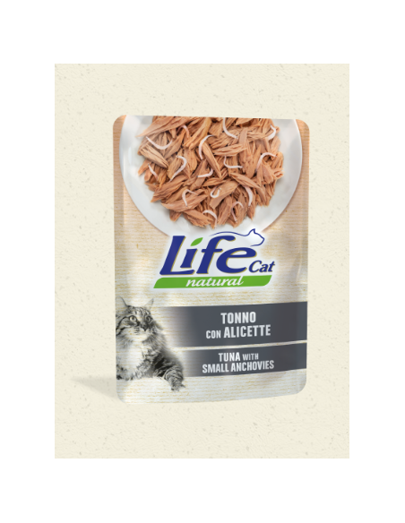 Life Cat Busta Tonno e Alicette GR.70. Cibo Umido Per Gatti