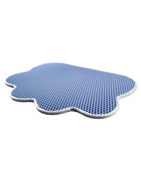 Tappetino Per Lettiera Paw 61,5x46  cm .blu  Accessori Per Gatti