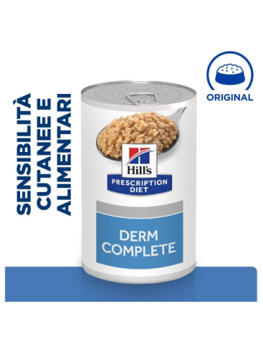 Hill's Prescription Diet Canine  Derm Complete gr 370. Diete Per cani