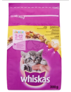 Whiskas Junior Pollo gr 300. Mangime Secco Per Gattini