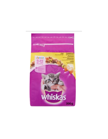 Whiskas Junior Pollo gr 300. Mangime Secco Per Gattini