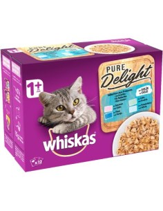 Whiskas 12 Buste Selezione Straccetti Pesce . Cibo Umido Per Gatti