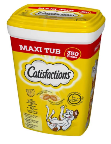 Catisfaction  Maxi Tub Formaggio gr.350. Snack Per Gatti
