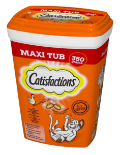 Catisfaction  Maxi Tub Pollo gr.350. Snack Per Gatti