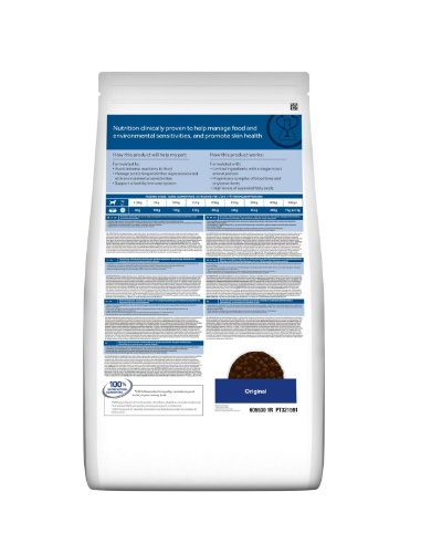 Hill's Canine Derm Complete  Skin care & Food Sensivities KG.1,5. Diete Per Cani