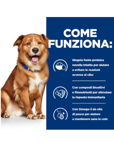 Hill's Canine Derm Complete  Skin care & Food Sensivities KG.1,5. Diete Per Cani