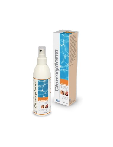 Clorexyderm Soluzione Spray 200 ml. Igienici Per Cani e gatti  Disinfettanti