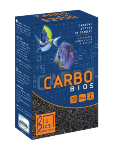 Carbobios Carbone Attivo gr 250. Pulizia Acquario