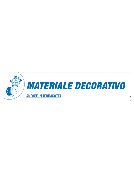 Collo anfora Medio In Terracotta . Decorazioni Per Acquari
