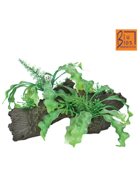 Decorazione Tronco Con Piante Misura Media . Decorazione Per Acquari