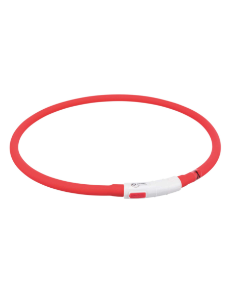 Banda Anello Flash Usb xs -xl Rosso . Collari Per Cani