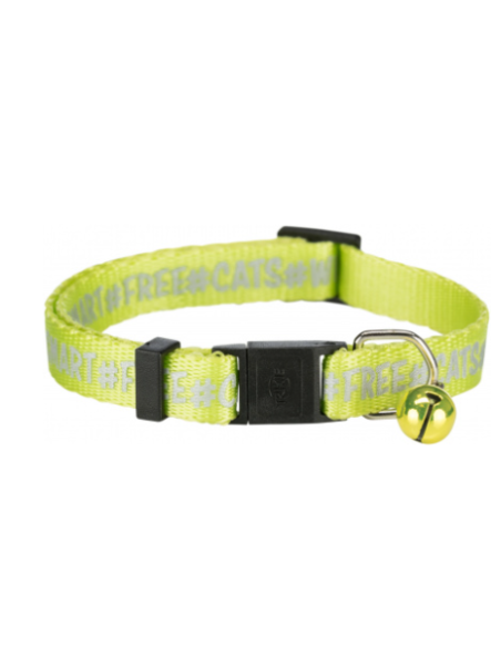 Collare Gatto Riflettente Neon. Guinzagli e Collari Per Gatti
