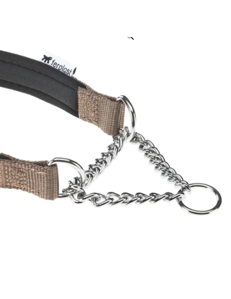Collare Semistrozzo Daytona CSS 25/65 Marrone. Collari Per Cani.
