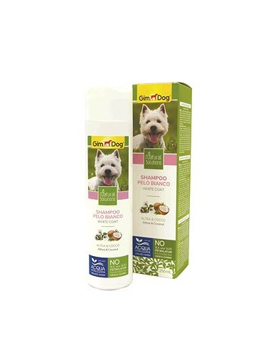 Gimdog Shampoo Pelo Bianco ml 250. Shampoo Per Cani