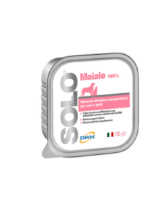 Solo Maiale gr 100 Drn. Cibo Umido Per Cani
