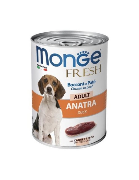 Monge Fresh Adult Anatra gr 400. Cibo Umido Per Cani