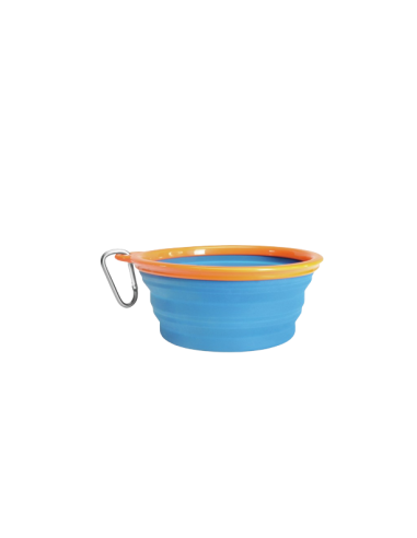 Ciotola Chiudibile In Silicone misura Media L 750 cm . Mangiatoie Per Cani