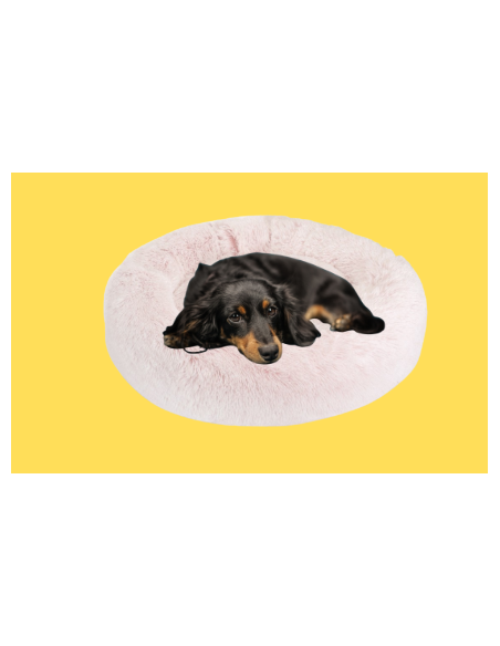Cuccia Ciambella Rosa cm 80. Cuccie e Letti Per Cani