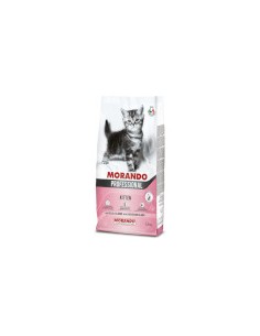 Morando Gatto Professional Kitten Pollo e Salmone kg 1,5. Mangime Secco Per Gattini