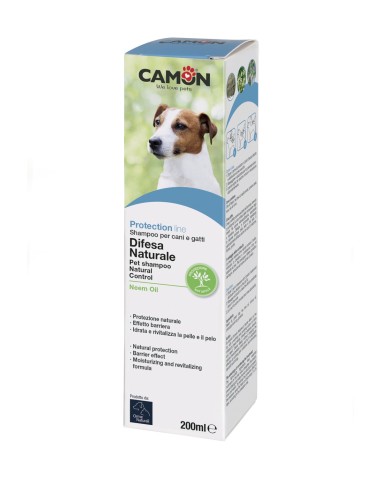 Shampoo Difesa Naturale olio di neem . Igienici Per Cani