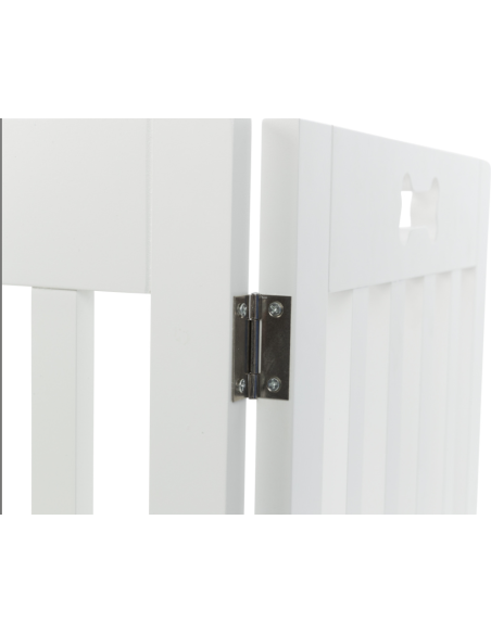 Cancelletto In Mdf 82-124x61 Bianco . Recinti e Cancelli Per Cani