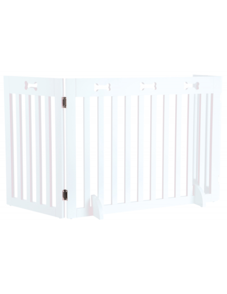Cancelletto In Mdf 82-124x61 Bianco . Recinti e Cancelli Per Cani