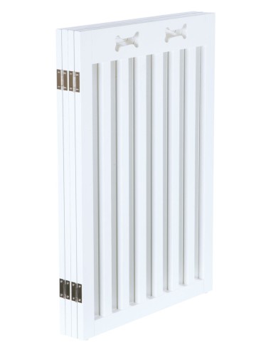 Cancelletto in Mdf 60-160X75cm bianco . Recinti Per Cani