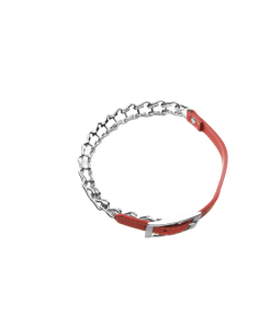 Collare Catena Con Chiusura Ecopelle Misura Medium  . Guinzagli e Collari Per cani