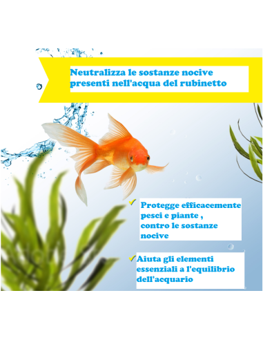 Tetra Aquasafe ml 100. Trattamento e Cura Dell'acqua