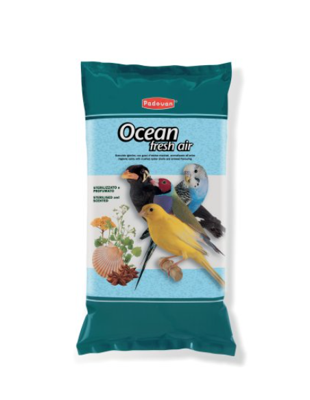 Ocean Fresh air 5 kg . Sabbia Fondo Gabbia