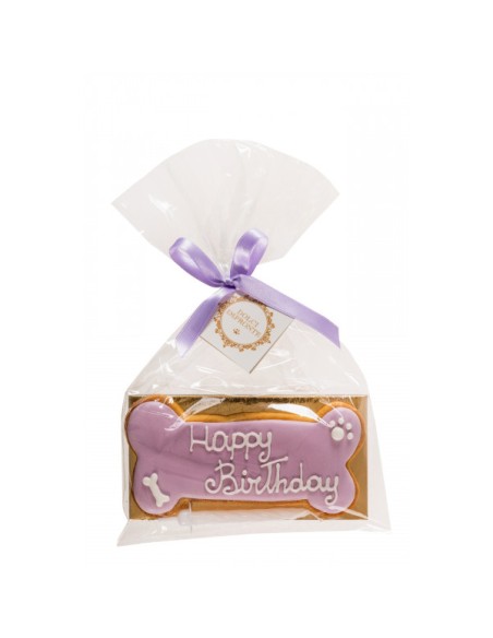 Osso Biscotto frutta Rosa  40 GR Dolci impronte . Biscotti Per cani